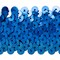 5 yards of 4 Row 1 1/2" Metallic Stretch Sequin Trim | 5 yard cut